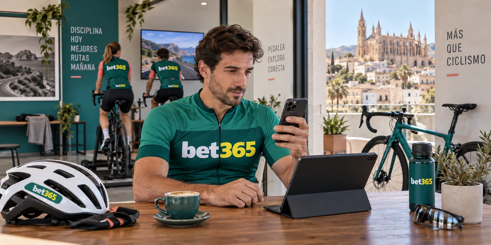Deportistas con equipación bet365