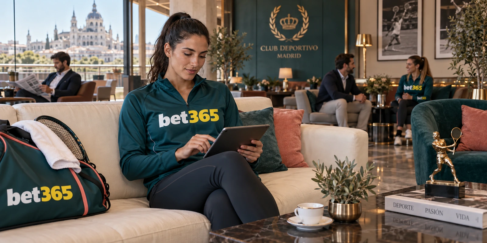 Deportistas con equipación bet365