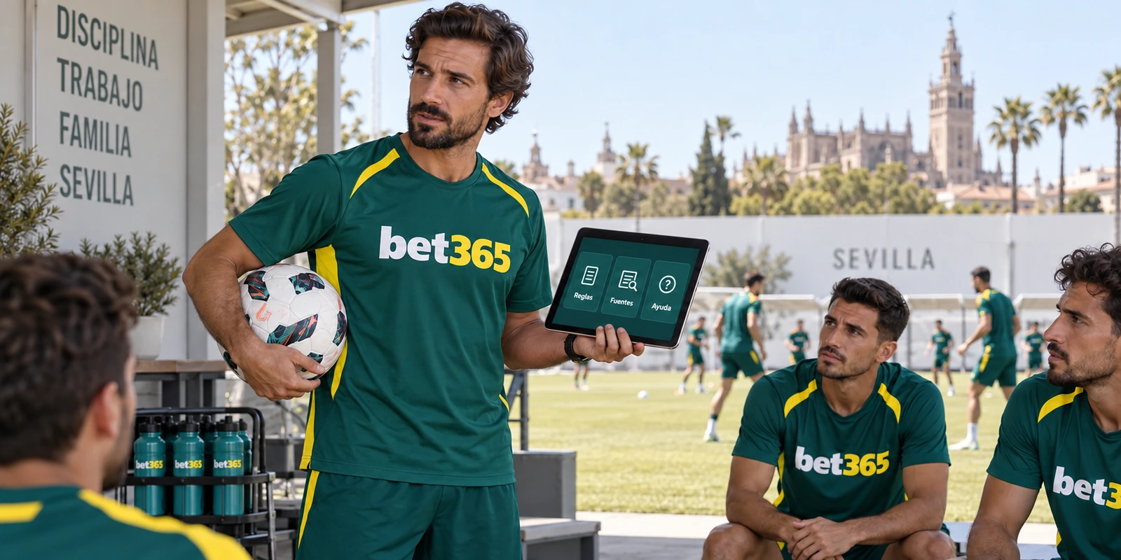 Deportistas con equipación bet365